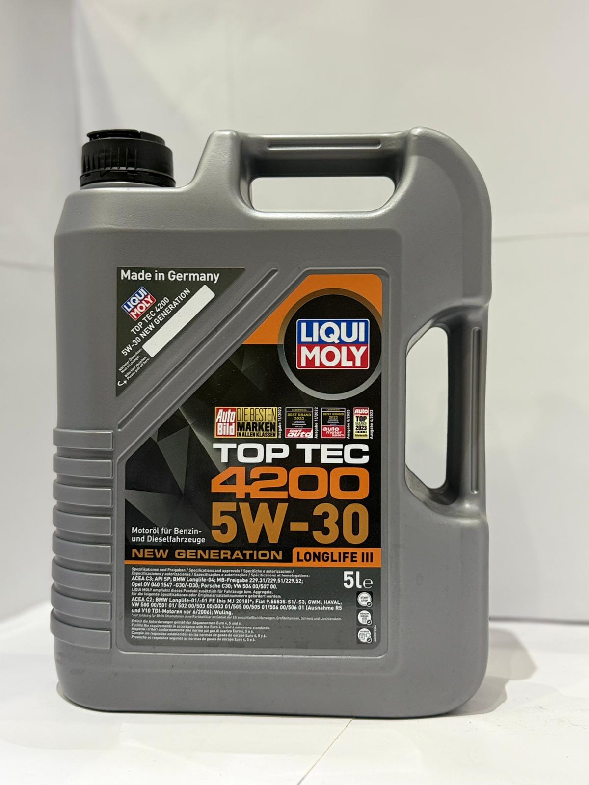 Liqui Moly Top Tech 5W30 5Lt Yağ